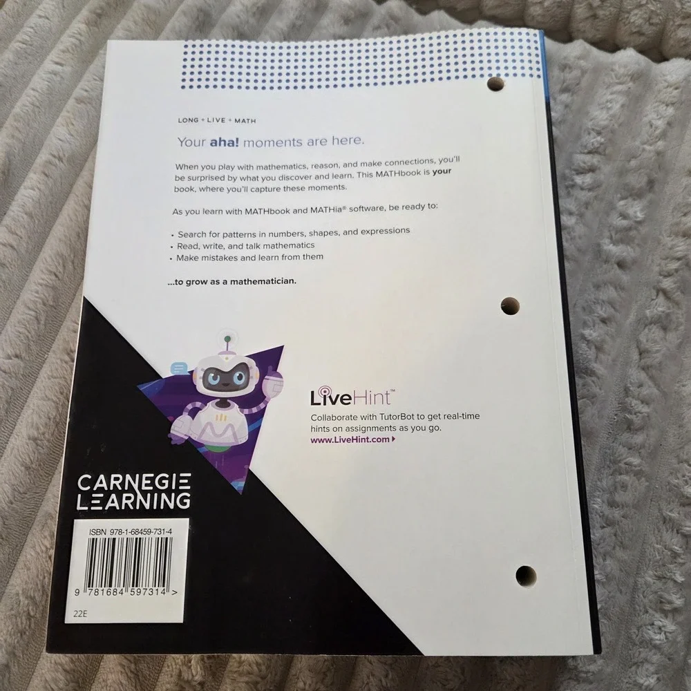 Mathbook Student Edition Course 2 Carnegie Learning